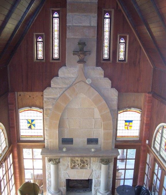 gothic fireplace